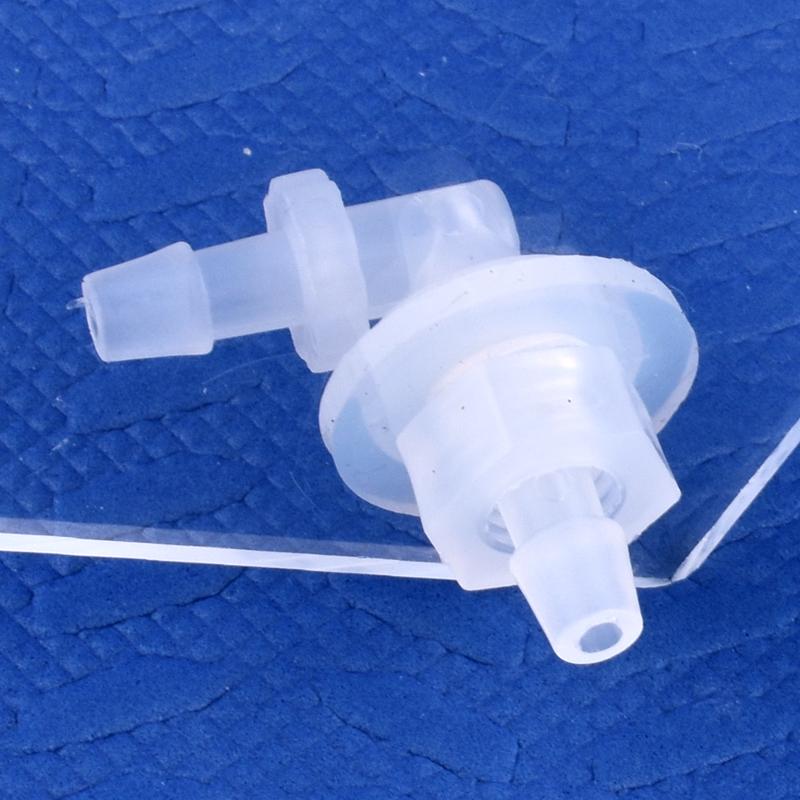 Pagoda Perforated Elbow Connector + Silicone Gasket Aquarium Tank Adapter Garden Water Hose Joint M6~G1/2 Thread To 2.4-11.1mm