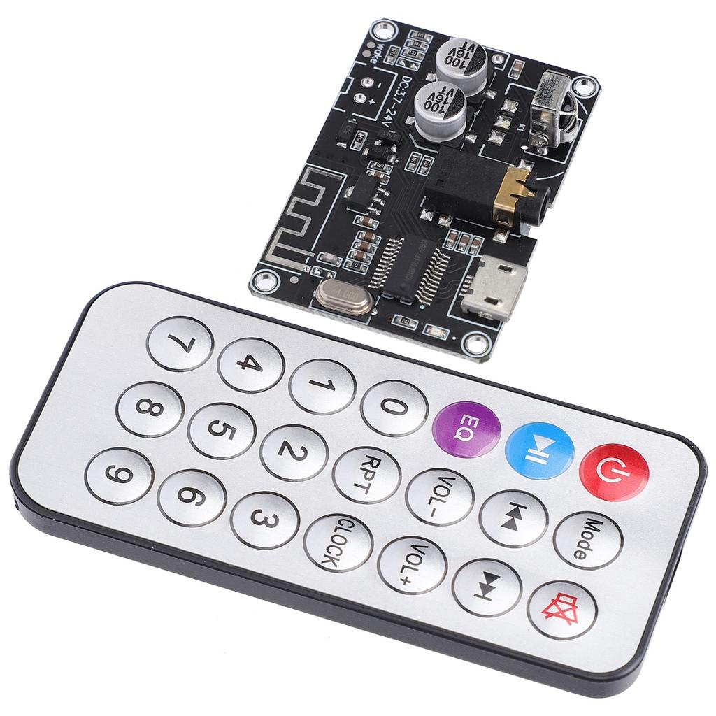 Bluetooth Audio Receiver Board Stereo Power Amplifier Module with Remote Control XYWRBT