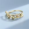 Men Rotate Jewlery Anxiety Ring Toy Antistress Anxiety Ring Fidget Beads Rings Fidget Spinner Toys