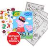 Раскраска Crayola Peppa Pig с отличным подарком для 96 лет, рекомендуется для возраста (Крайола) Наклейки, Дети, Страницы, 3-6