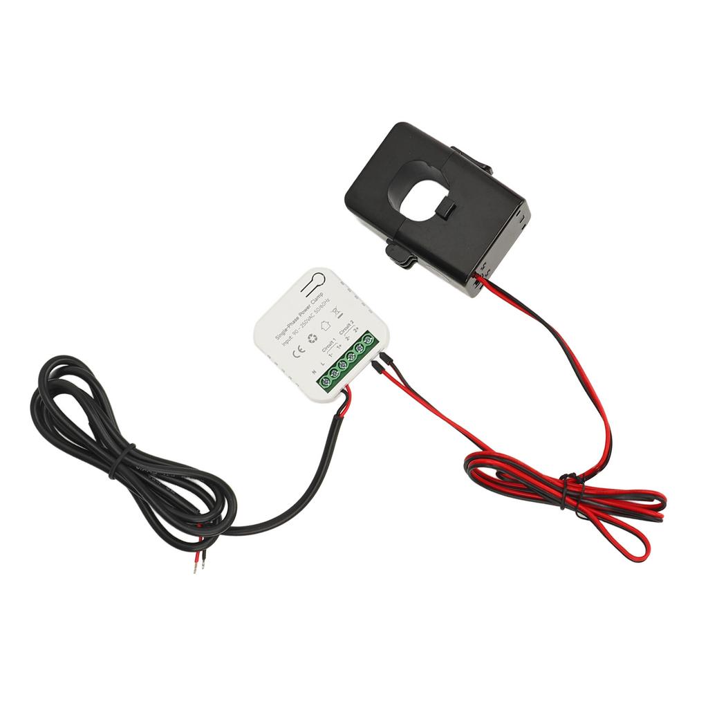 WIFI Smart Energy Meter APP Real Time Power Consumption Monitor with 200A CT Clamp AC90‑250V