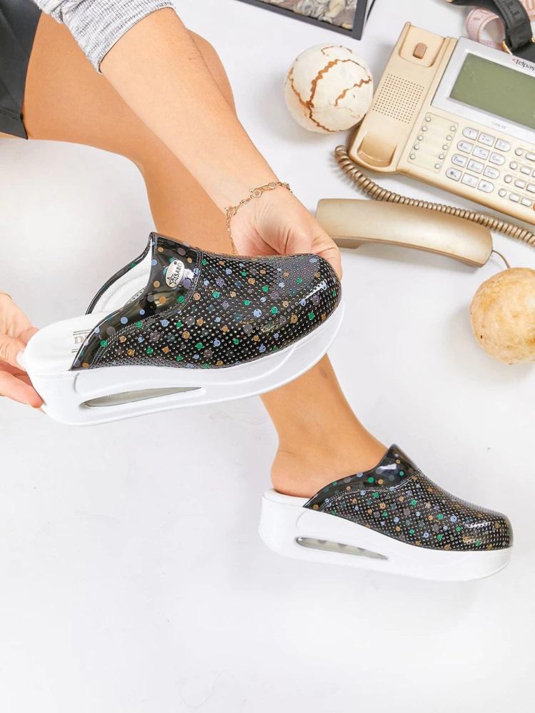 Женские медицинские сабо Sabo Hospital Shoes Нескользящие тапочки Медсестра Доктор Акушерка Хирургические сандалии