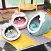 Cat House for All Seasons Cat House Semi-enclosed Cat House Cat Bed and Dog Bed Keeping Pets Warm In Winter