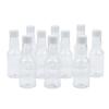 Mini Plastic Drink Bottles 10Pcs 50ML Leakproof Portable Liquor Juice Containers for Daily Use Travel Picnic