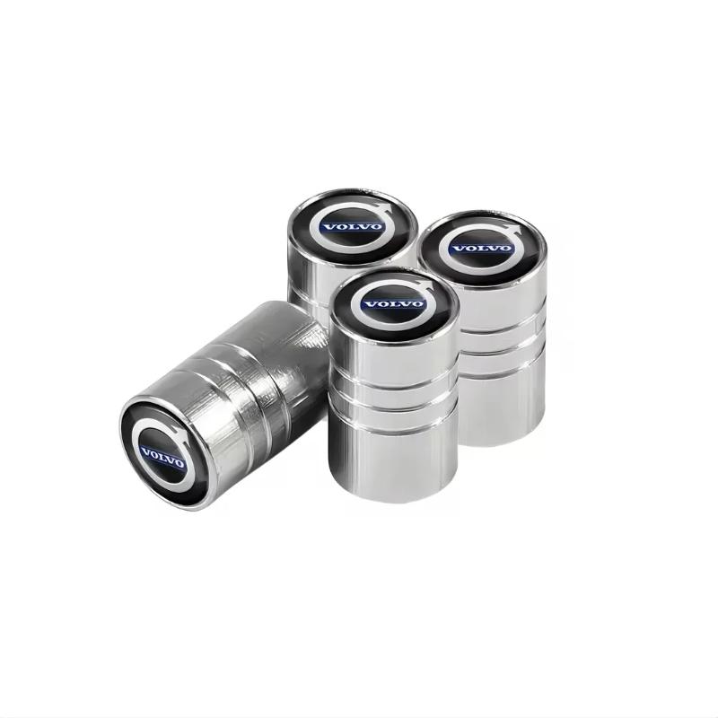 Car Tire Valve Cap Wheel Hub Sticker Tire Rim Decorative Sticker Suitable for Volvo V60 V40 Xc90 Xc40 S60 Xc60 V70 S90 V90 Xc70