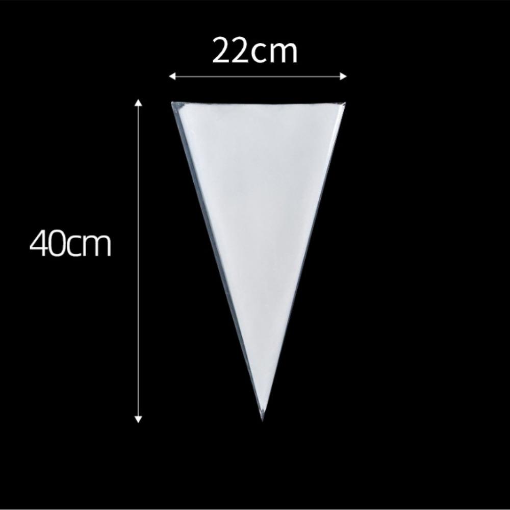 50Pcs/set Transparent Cream Pastry Bags Disposable Pastry Pipette Bag Kitchen Baking Accessories