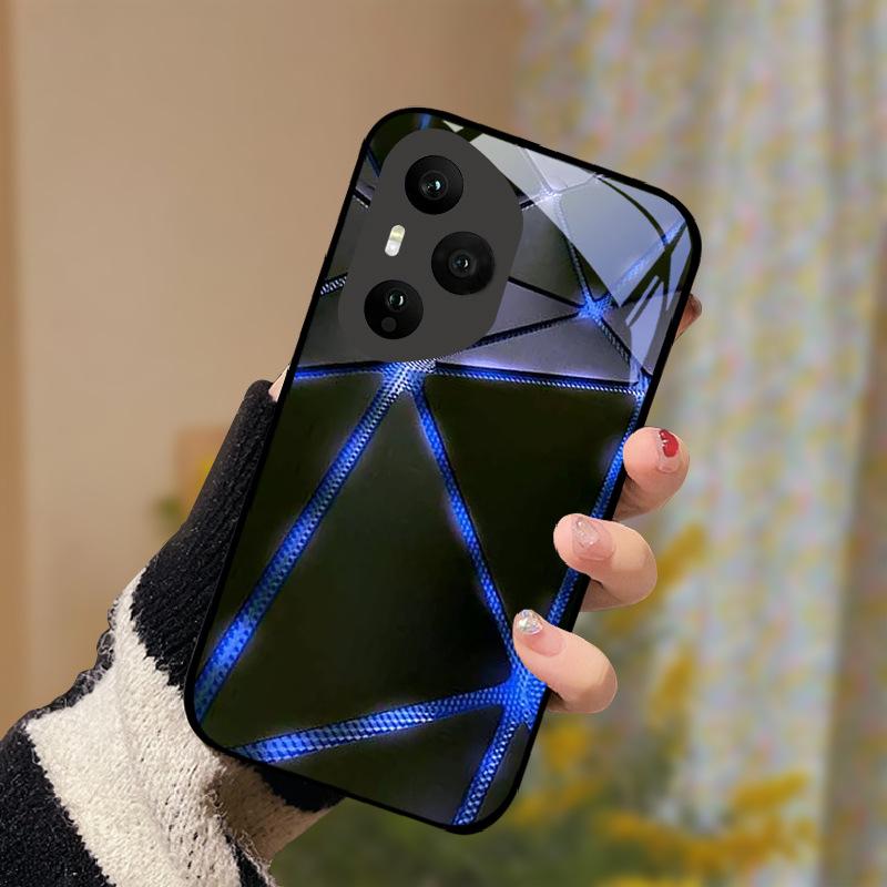 Закаленное Стекло Чехол Для Телефона Для Honor 400 Pro Honor400 Lite 5G Чехол Роскошный Расписной Жесткий ПК Fundas Ударопрочный Защитный Корпус