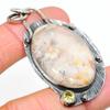 Natural Russian Dendritic,Citrine Stone 925 Sterling Silver Pendant 2.36" A7g22