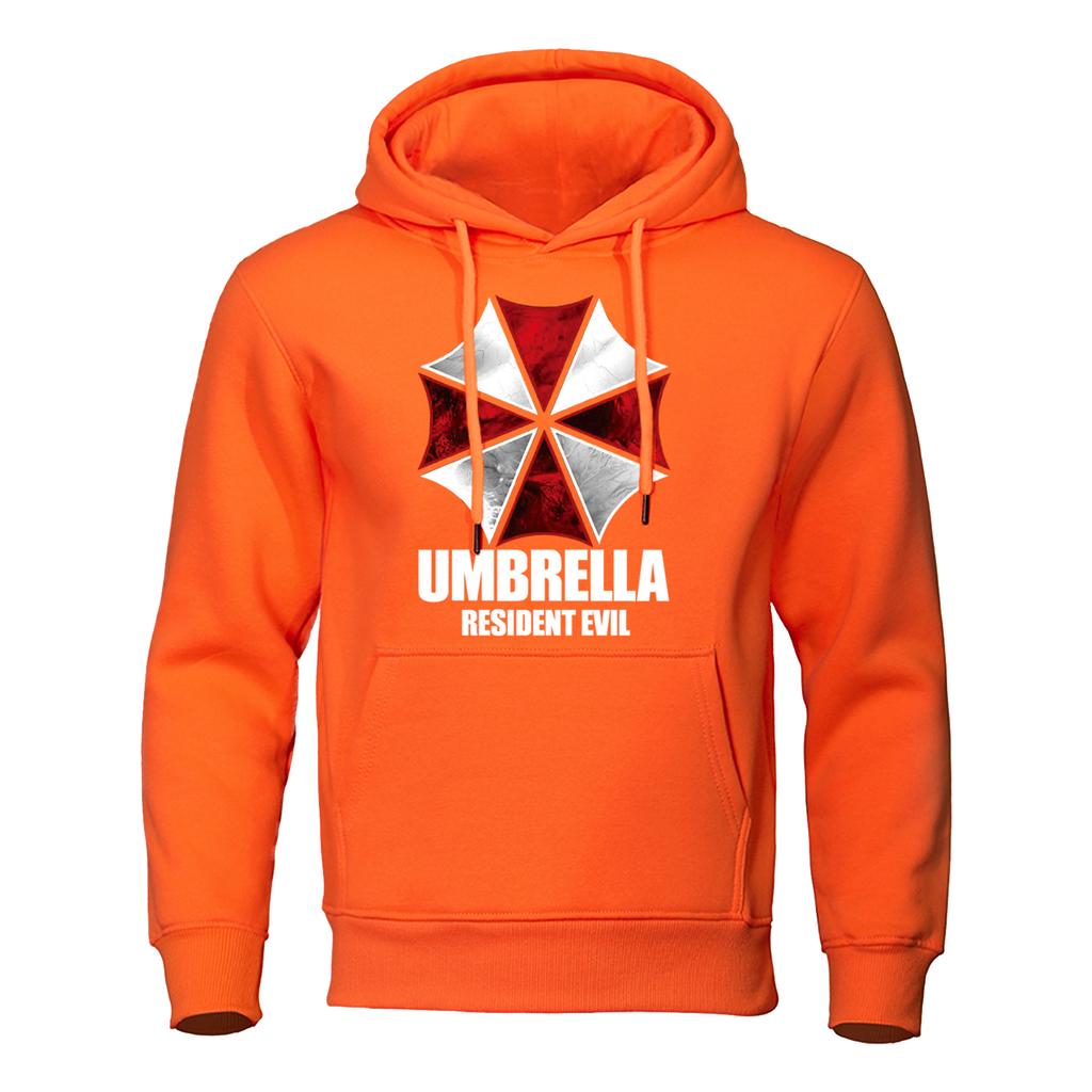 Красный и белый защитный зонтик толстовка мужская свободная толстовка модный пуловер толстовка свободная одежда