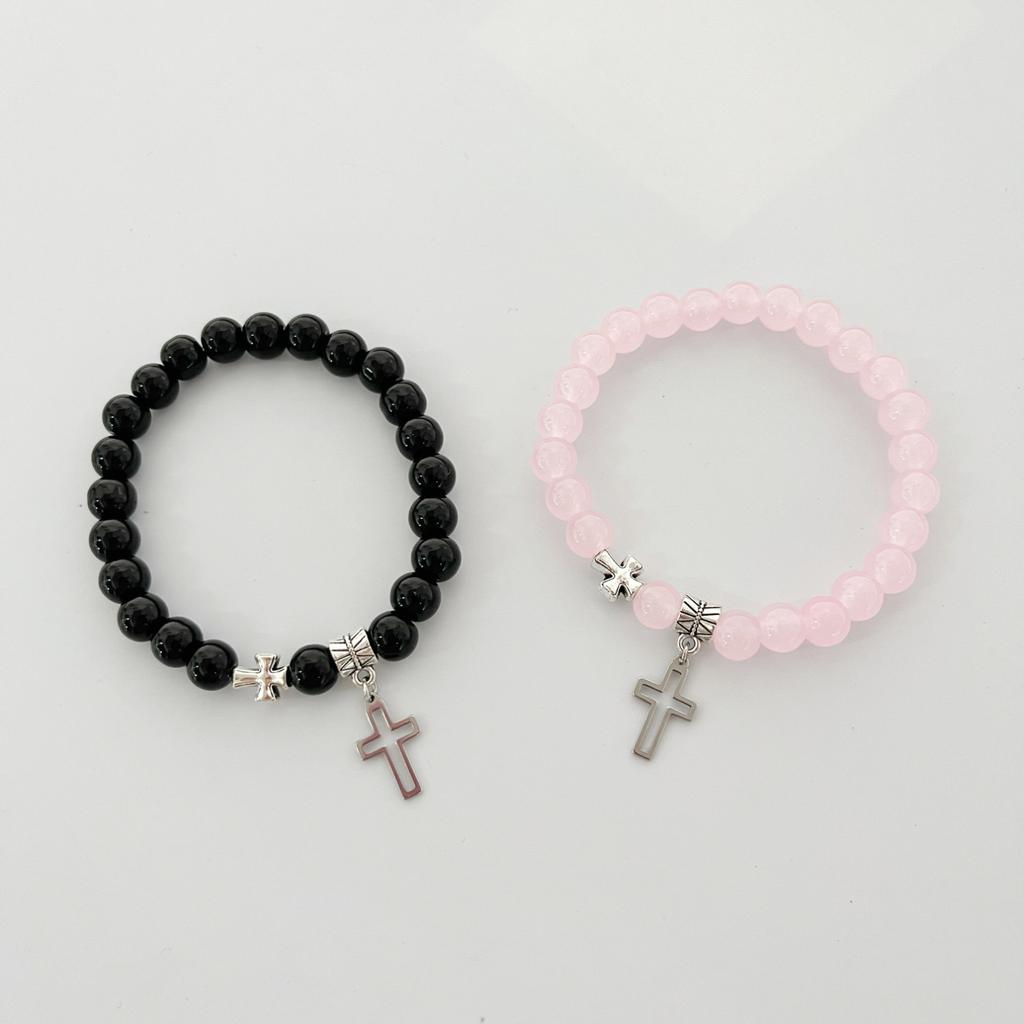 JYL TS Bracelet Men's Trendy  Beaded Boosts Modern Charm & Success Luck