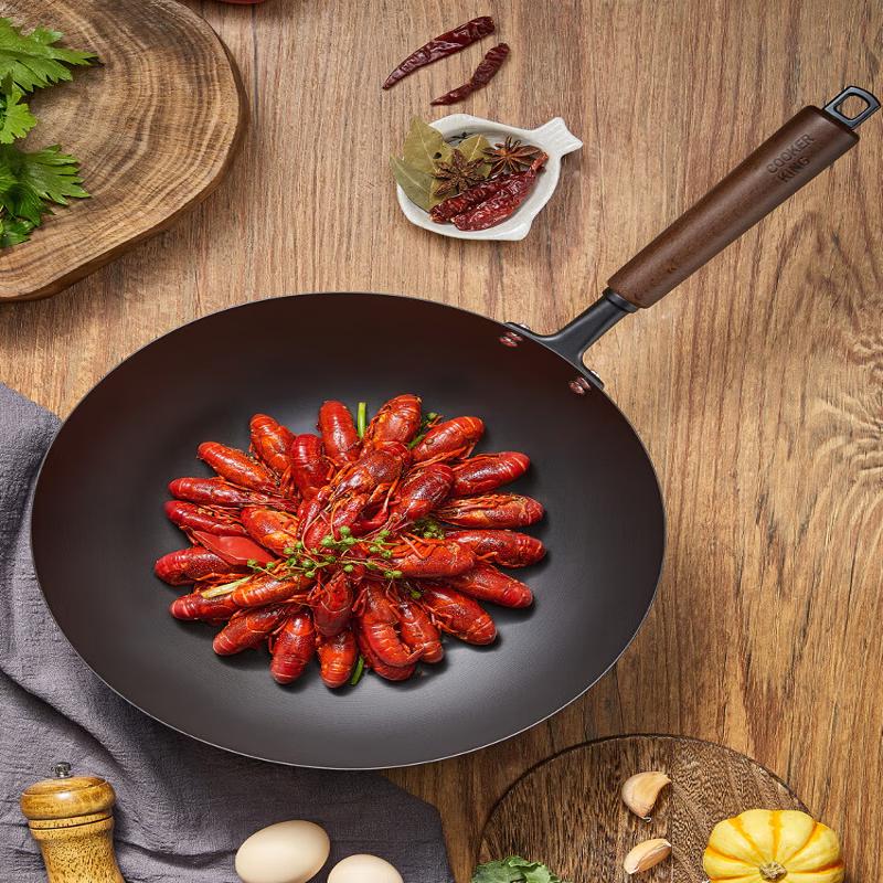 Cooker King Iron Stir-Fry Wok