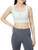 Adidas Powerimpact Training Medium Support Longline Sports Linen Green Size Bra, TW327, Women's, (HM6196), OT-B (AA-B Cup)