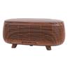 Wood Grain Essential Oil Diffuser 3 Timer Settings Aromatherapy Humidifier with LED Lights Remote Control Dry Burn  