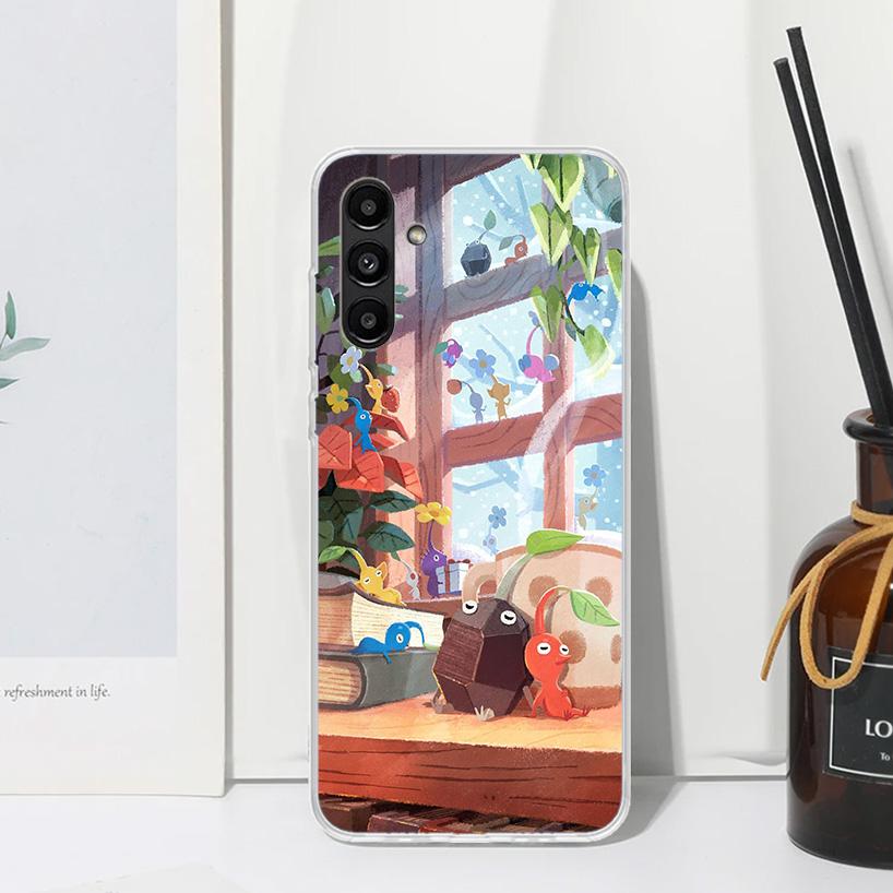 Game P-PikminS 4 Phone Case For Samsung Galaxy A17 A37 A57 A16 A26 A36 A56 A15 A25 A35 A55 A14 A24 A34 A54 A13 A23 A33 A53 A07 G