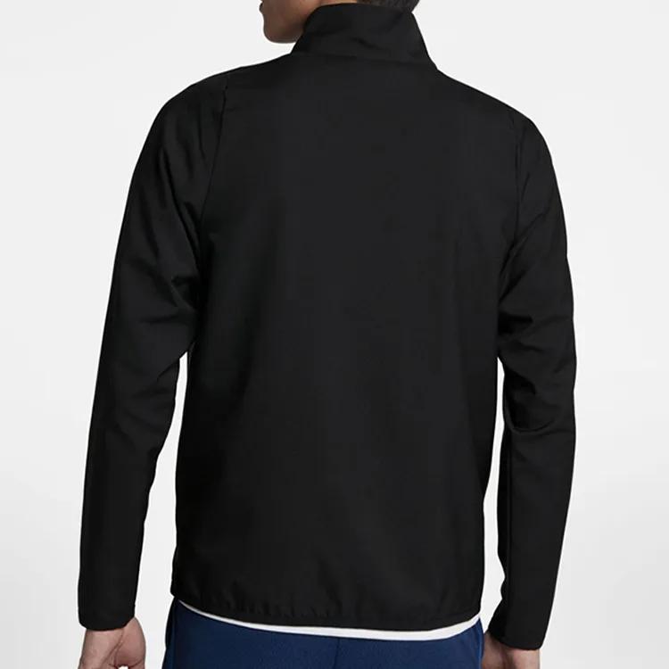 Nike Jackets Men's Black Stand Collar Moderate (Unisex) Jackets 928011 010