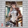 Атака титанов аниме холст настенное искусство Shingeki No Kyojin постер для гостиной декор украшения дома настенные картины принты De