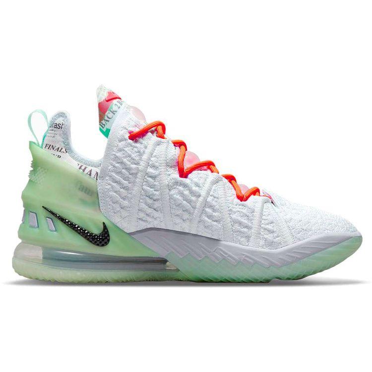 Диана Таурази x Nike LeBron 18 GOAT Vision Мужские кроссовки Белый Голубоватый Призрачный CQ9283-401