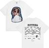 Summer Hit Singer TINI Futttura's Album Pop Music Gothic 2025 Summer Print 100% Pure Cotton Fashion Loose Casual T-shirt