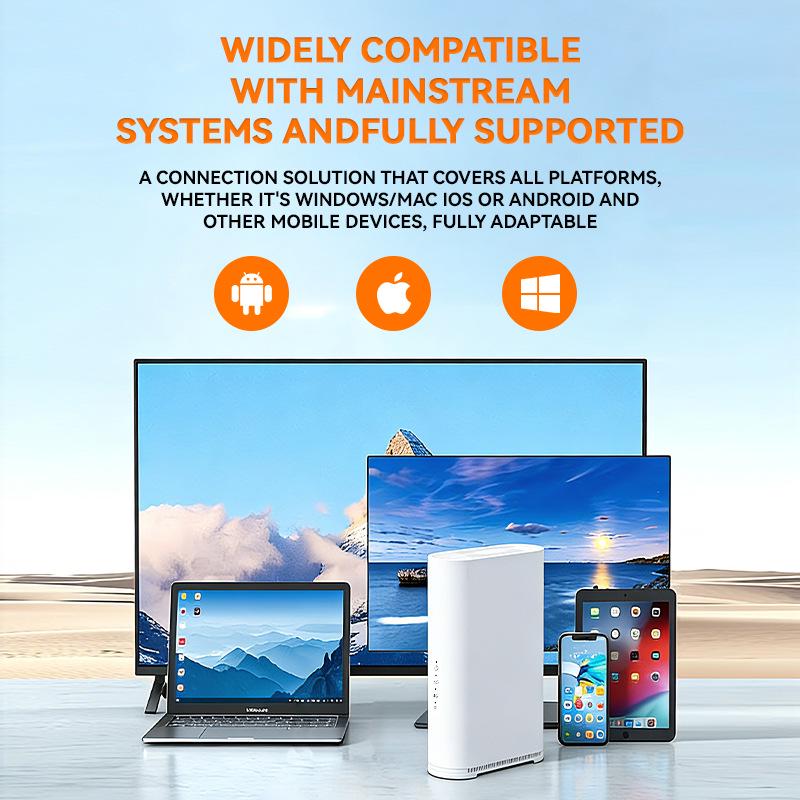 5G Wireless Dual-Band WIFI6 Router with Gigabit Ethernet & Voice, NR200