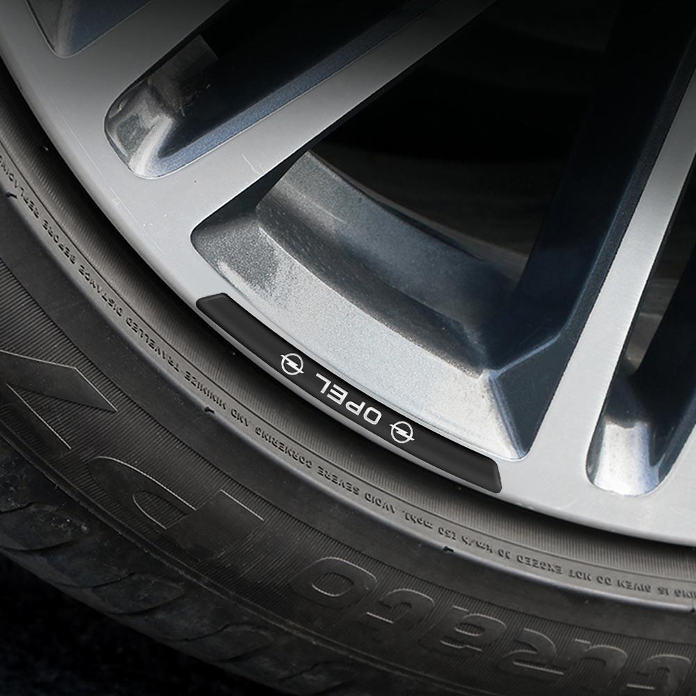 4 шт. Алюминиевые значки для автомобиля Диски Наклейки Автоаксессуары Для Opel Zafira B Corsa Karl Combo Meriva Omega Signum Grandland