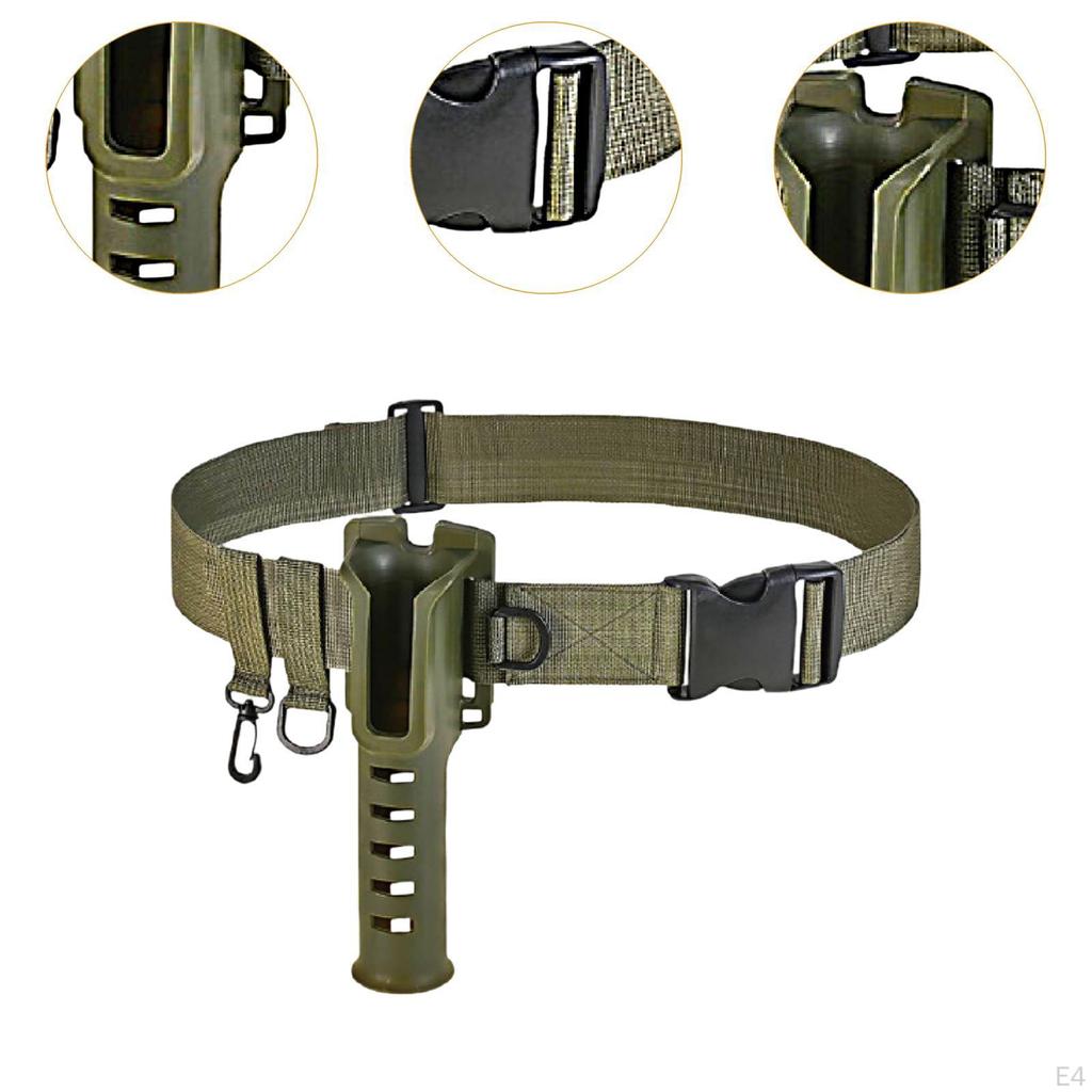 Fishing Rod Holder Adjustable Wading Belt Nylon Supplies Professional for