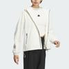 Adidas Tech Woven Outdoor Casual Sports Zip Hoodie Jacket Women Jackets Han-Jade-White JJ1127