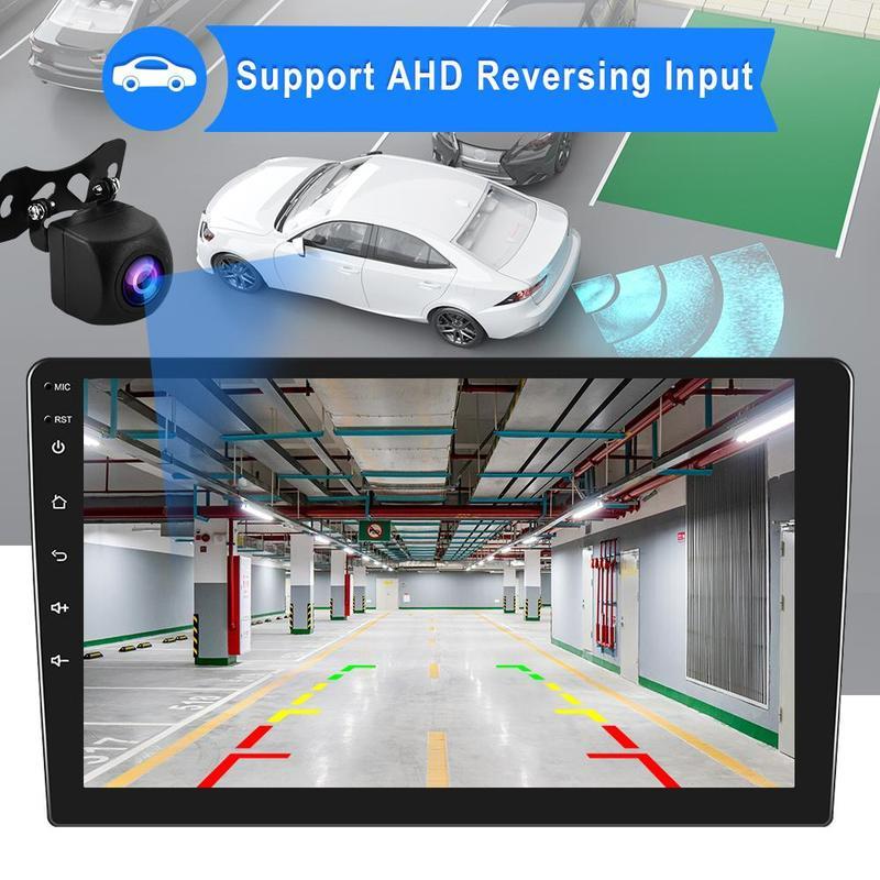 Android 11.0 2 Din 10,1 дюйма HD 1080P Автомобильное стерео радио 1 + 16G/2 + 32G Автомобильный MP5-плеер WIFI GPS Bluetooth FM-радио Зеркальная связь AHD вид сзади