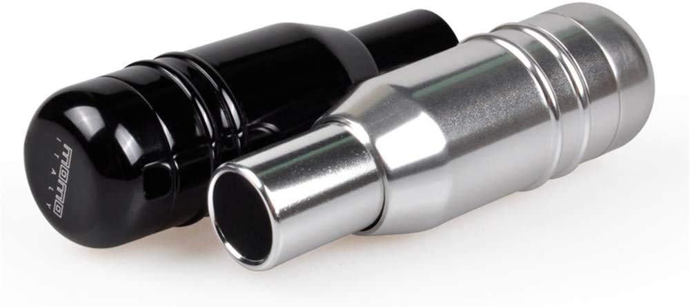 Bestmaple Universal Car Accessory Aluminum AT Shift Knob Silver Push-Type (Silver)