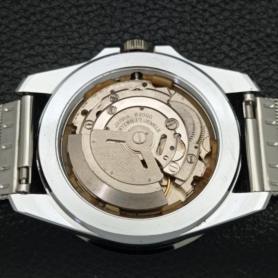ВОССТАНОВЛЕННЫЕ SEIKO 5 АВТОМАТИЧЕСКИЕ ЯПОНИЯ 6309A НАРУЧНЫЕ ЧАСЫ С БЕЛЫМ ЦИФЕРБЛАТОМ a426506-2
