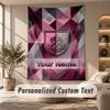 Tapestry Custom Name Text, Wall Hanging Tapestry Home Room DecorBurnley Football