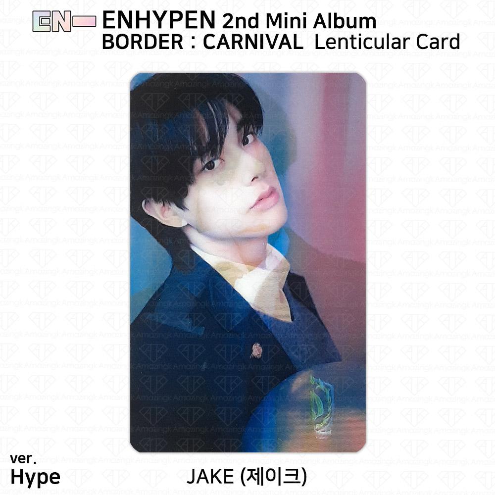 ENHYPEN 2-й мини-альбом Border Carnival, официальная фотокарточка Up Hype Down Ver. KPOP
