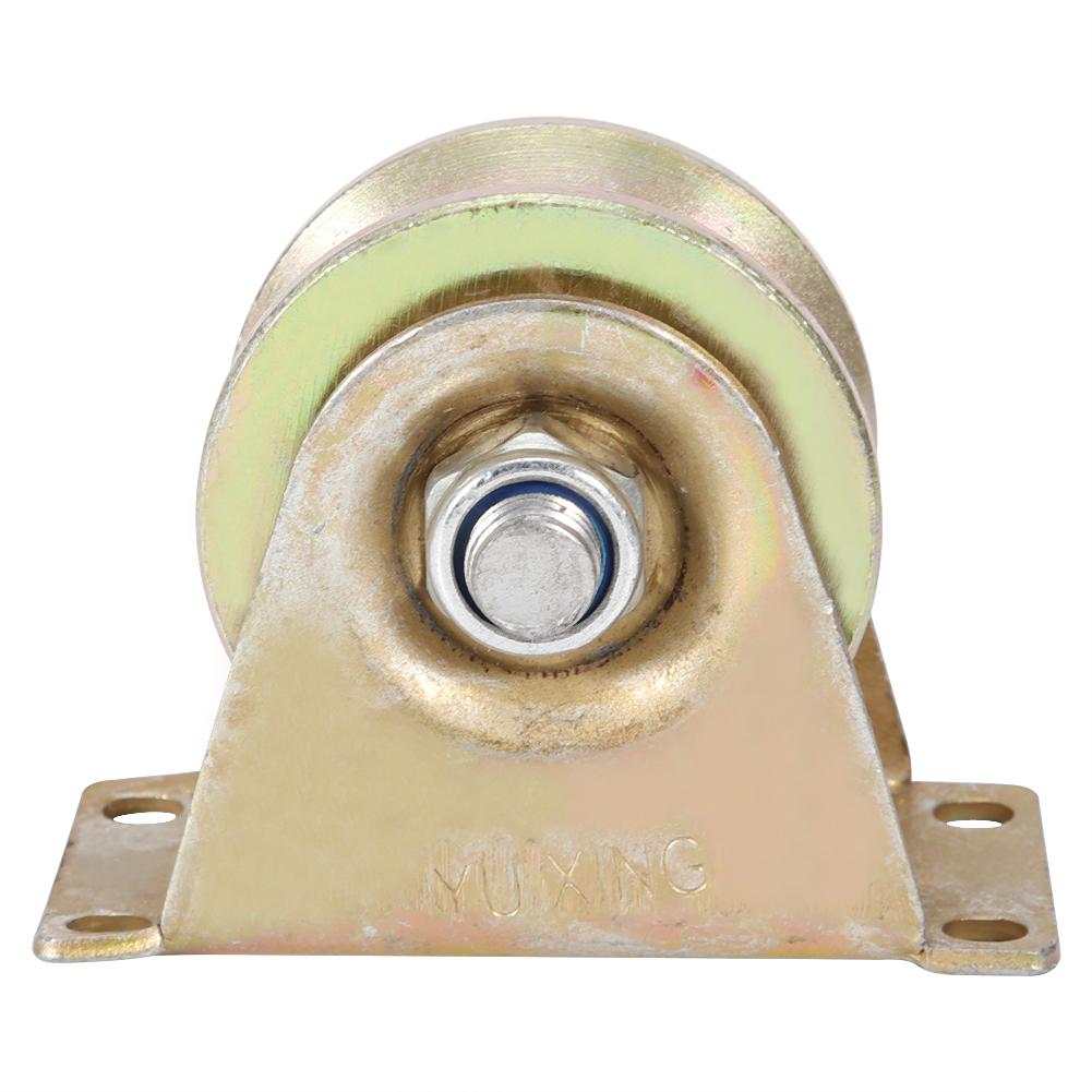 2 шт., диаметр 60 мм, ролик для раздвижных ворот, стальная V-образная дорожка для раздвижных дверей