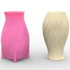 Silicone Flowerpot Mold Sexy Human Body Gypsum Molds  Resin Mould Vase Succulent Planter Molds Candlestick Decoration