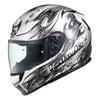 Motorcycle Helmet SHUMA FLAME Pearl White Black XS 2086012