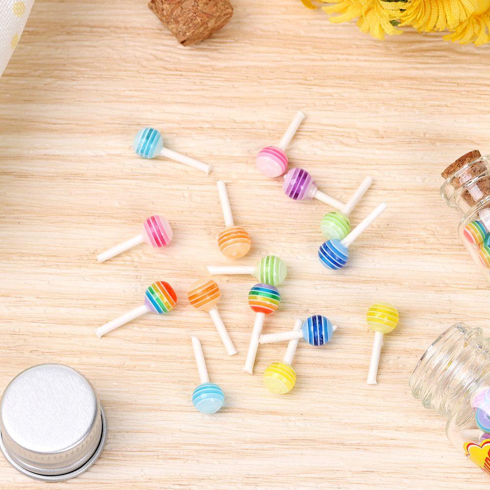 Toys Photography Props Candy Box Lollipops With Jar Simulation Sugar Dollhouse Miniature Food