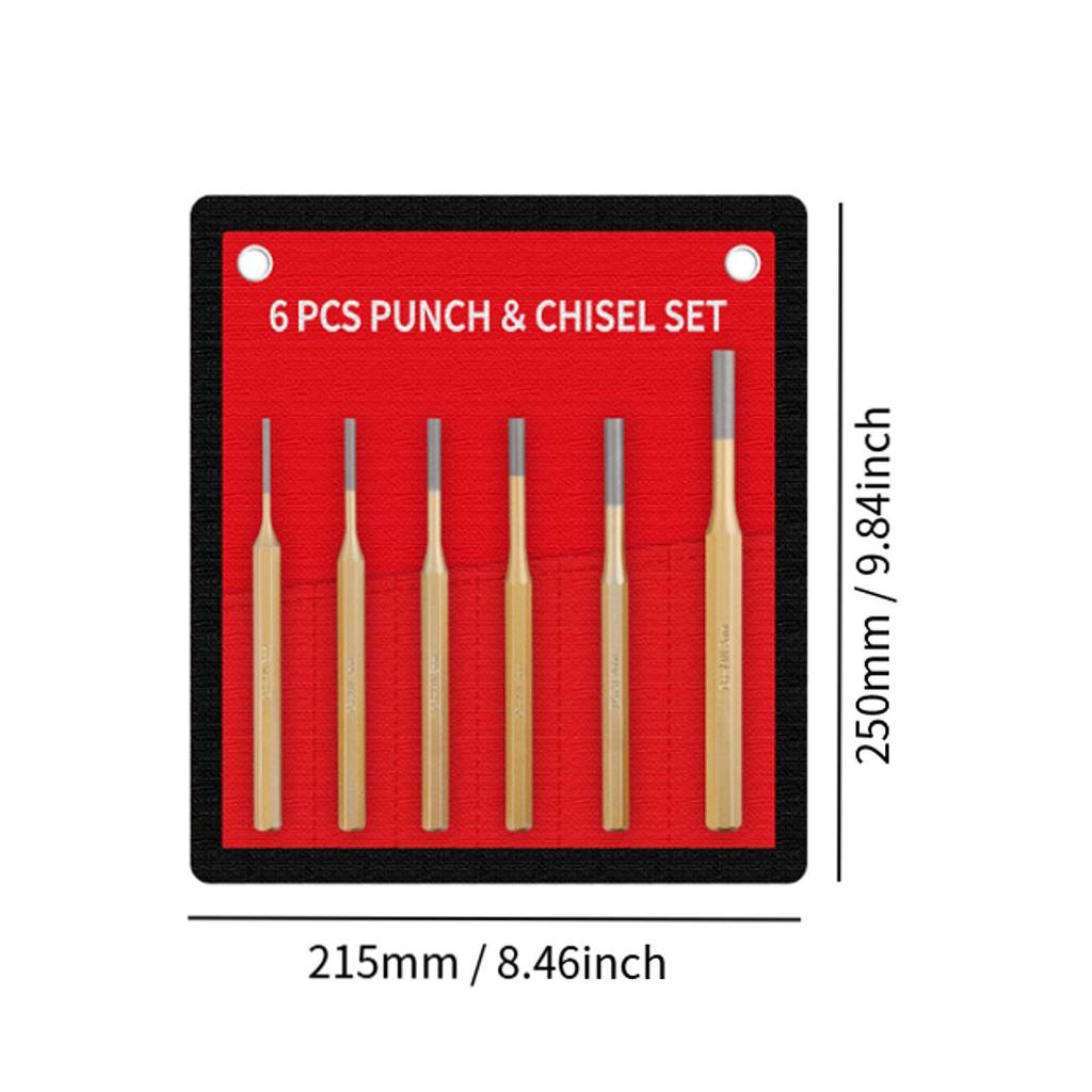 Набор холодных зубил 6 шт. Плоское зубило, центральное зубило, лезвия зубил, гаечный ключ, ручной набор зубил для резьбы по камню для плотников, ручные инструменты