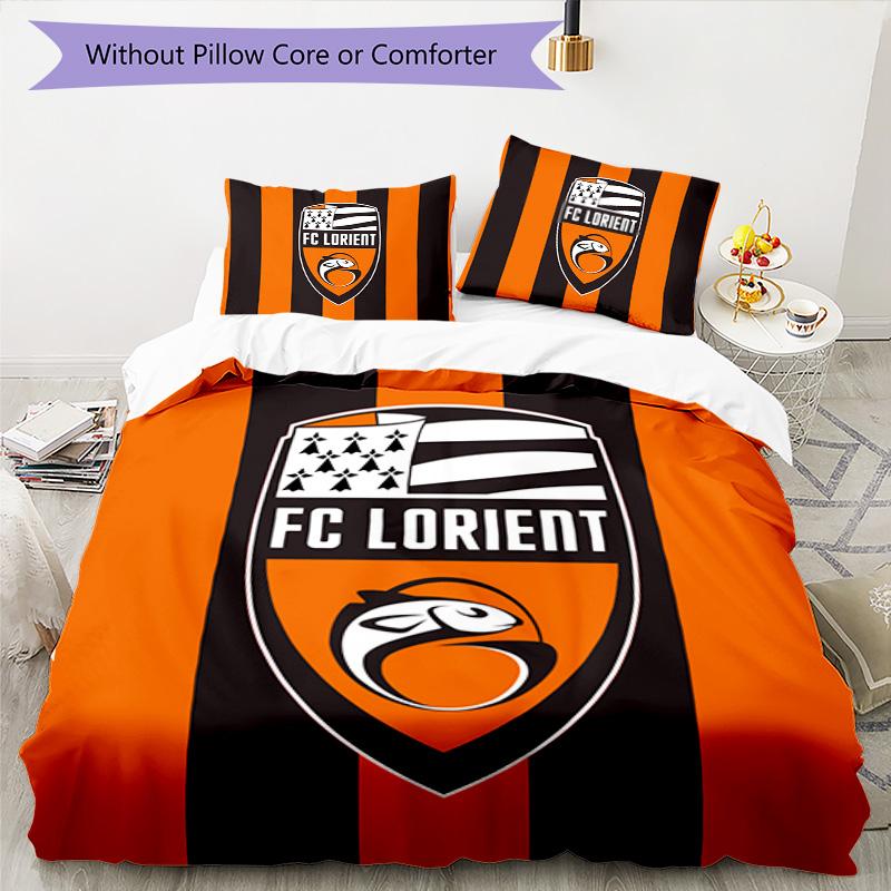 Lorient Pattern Bedding,Quilt Set Quilt Cover Pillowcase Home Birthday Gift (1*duvet cover+2*pillowcase,without core)