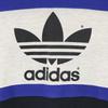 Adidas 80-е Сделано в Японии, сделано Descente, винтажный логотип Трилистник Толстовка с длинным рукавом и высоким воротом Мужская Б/У