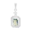 Серебряная подвеска с мистик топазом 1.176ct (2203827)