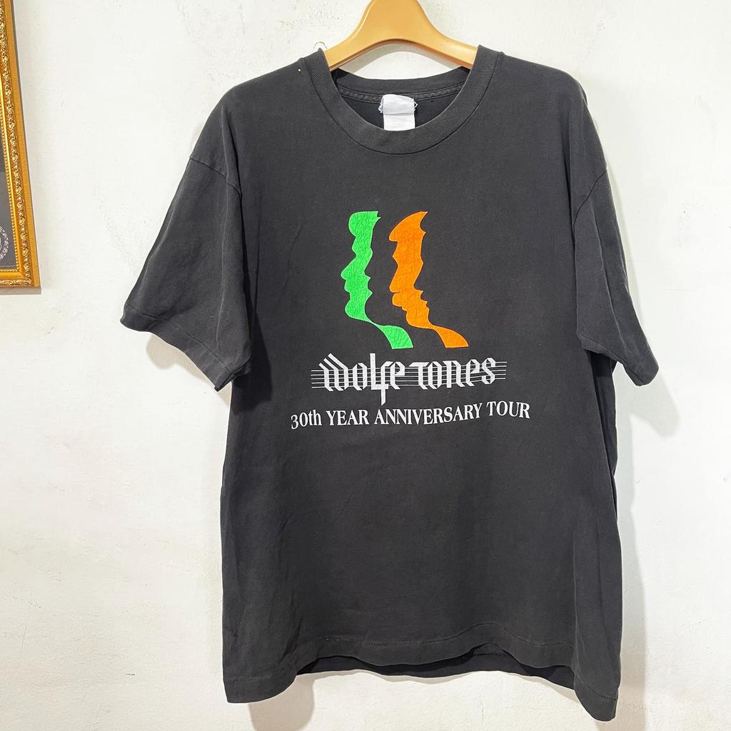Vintage 90s Wolfe Tones 30th Year Anniversary Tou T-Shirt Size L