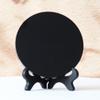 Crystal Craft Black Crystal Ornaments Round Natural Obsidian Ornaments  Home