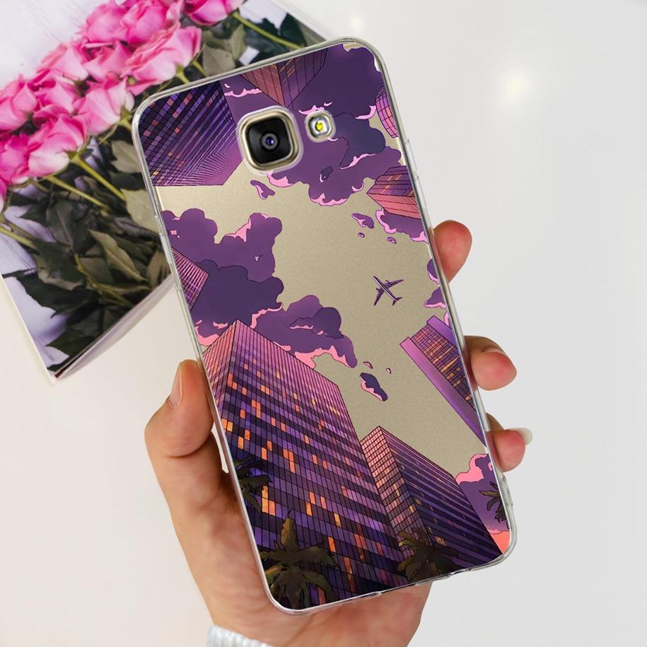 Для Samsung Galaxy A3 2016 Чехол A310F Популярный Цветок Прозрачный Силиконовый Задняя Крышка Телефона Для Samsung A3 2017 A320F A320Y Funda