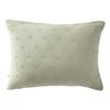 Embroidered Decorative Pillowcase "Gaïa Boho" 60 X 60 Cm &; 50 X 70 Cm "Cotton Gauze" - Gaïa Boho Water Green - 50 X 70 Cm