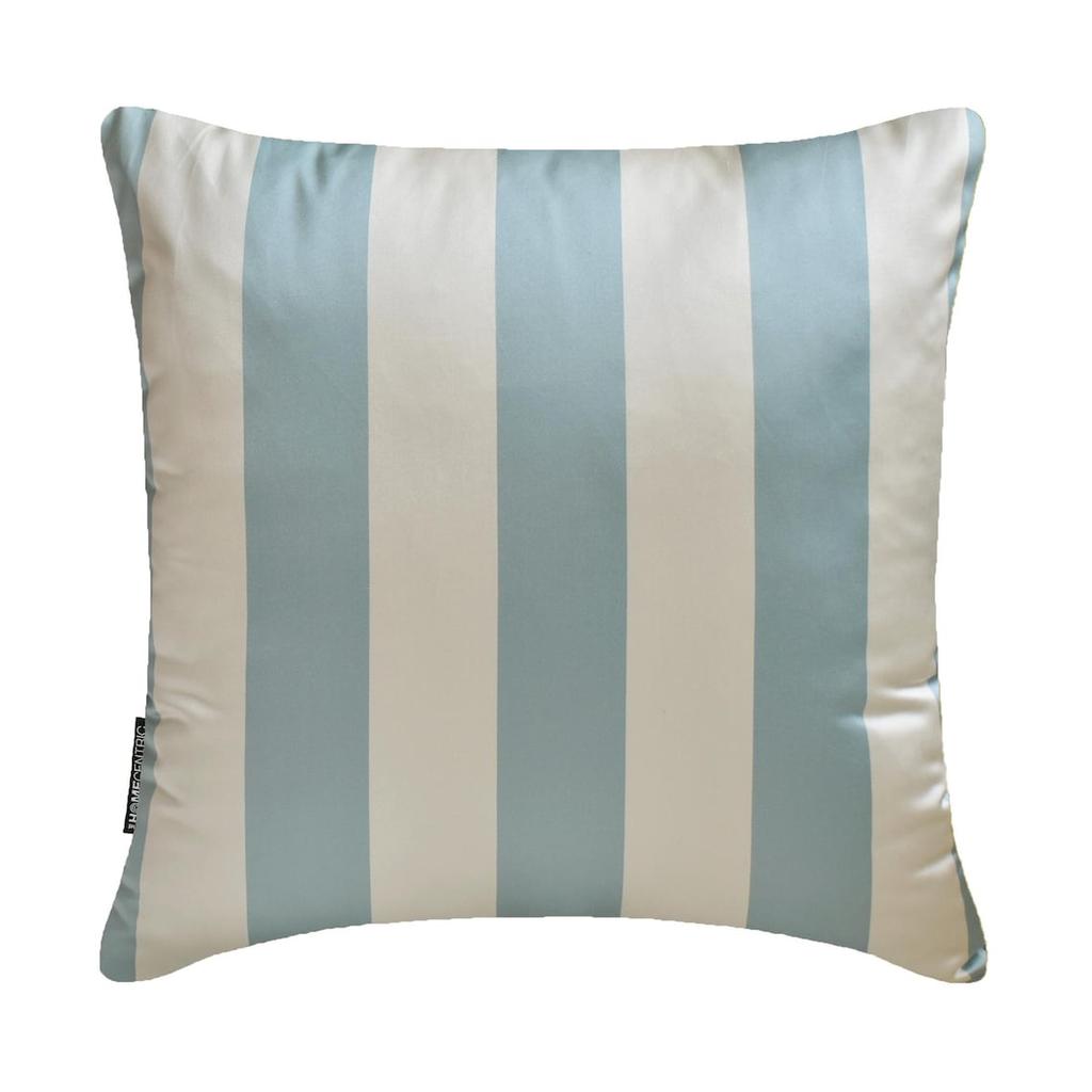 Design Decorative Throw Pillow Covers, Striped Modern Satin Cushion Cover Pack of 2 Pillowcases