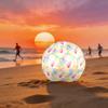 1pc Rainbow Heart Sparkle Theme Soccer Ball Football, Size 5, Lightweight PVC, Outdoor Training Soccer Ball,Gift j61432