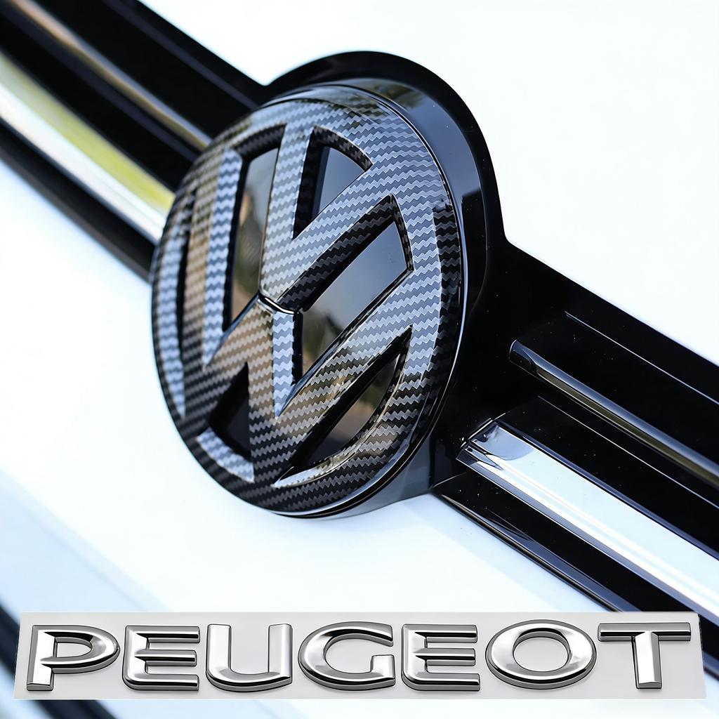 DOG1 Автомобиль Логотип VW Декоративные Аксессуары для Передней Решетки Багажника Для VW Golf Tiguan T-Roc Polo Passat ID.4 T-Cross ID.3 Taigo ID.7 Atlas Beetle