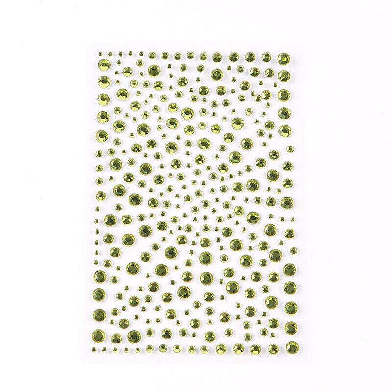 Яркие самоклеящиеся стразы для украшения лица и тела