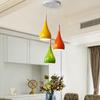 Modern Macaroon Pendant Lights Aluminum Suspension Hanging Lamp for Bedroom Bedside Dining Room Kitchen Cafe Island Decor