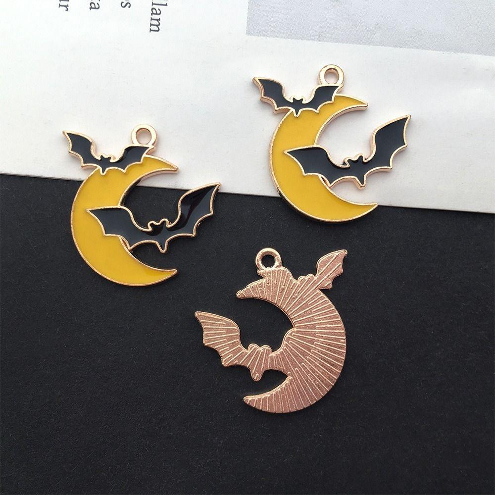 24PCS Alloy Halloween Pendants Mix Pattern Cartoon Widget Halloween Enamel Charms Festival Supplies