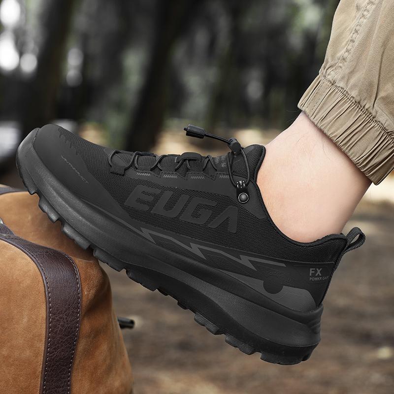 Men's city outdoor casual sports shoes four seasons new soft sole non-slip comfort running shoes fashion Joker hiking sneakers